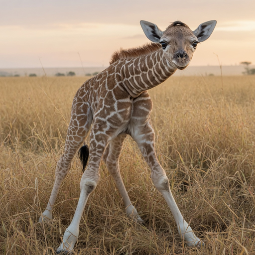 Baby Raffe mascot